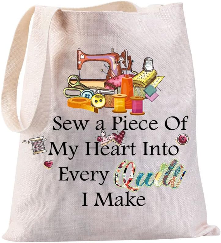 JYTAPP Quilter Gift Tote Bag - Sewing Accessories Bag For Quilter