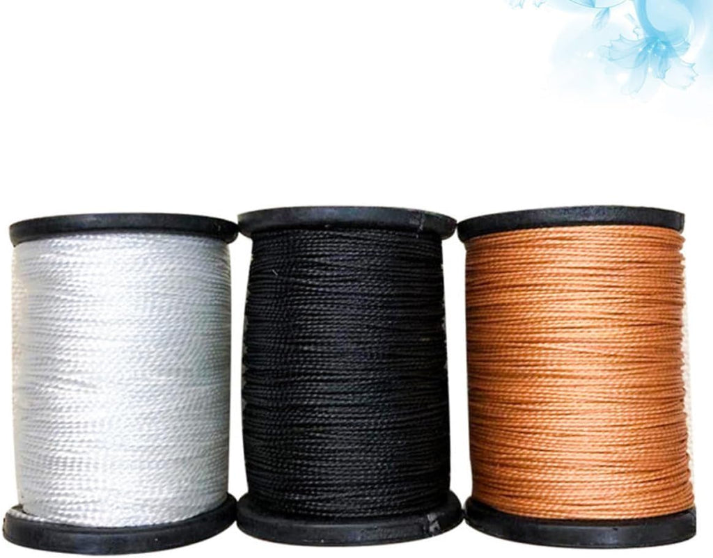 3 Rolls Waxed Sewing Thread Bookbinding Cord, 3 Colors