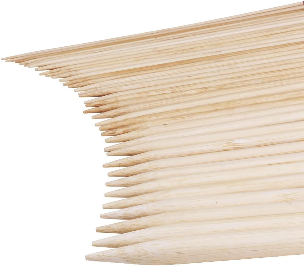Exquiss Bamboo Knitting Needles Set, 18 Pairs Circular(31.5”) Wooden