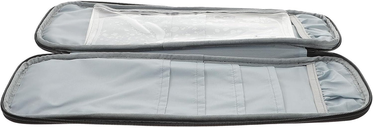 Crochet Hook Bag Organizer with Pockets, Double Layer Oxford Cloth