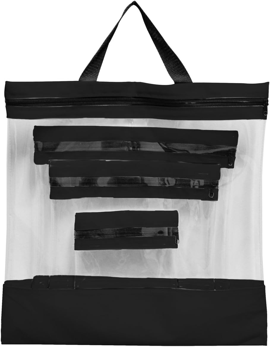 Sullivans Clear Storage Bags for Crafting, Knitting, or Quilting, Set