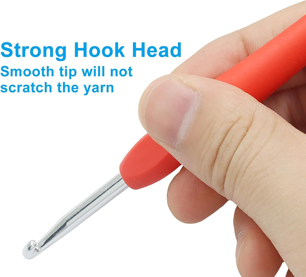Biaungdo 4.5mm Crochet Hook, Ergonomic Yarn Crochet Hooks