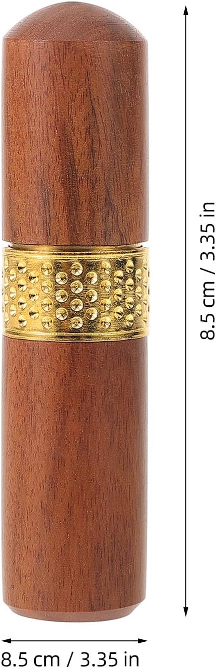 Wooden Sewing Needle Case for Knitting Lovers Xmas Portable Tube