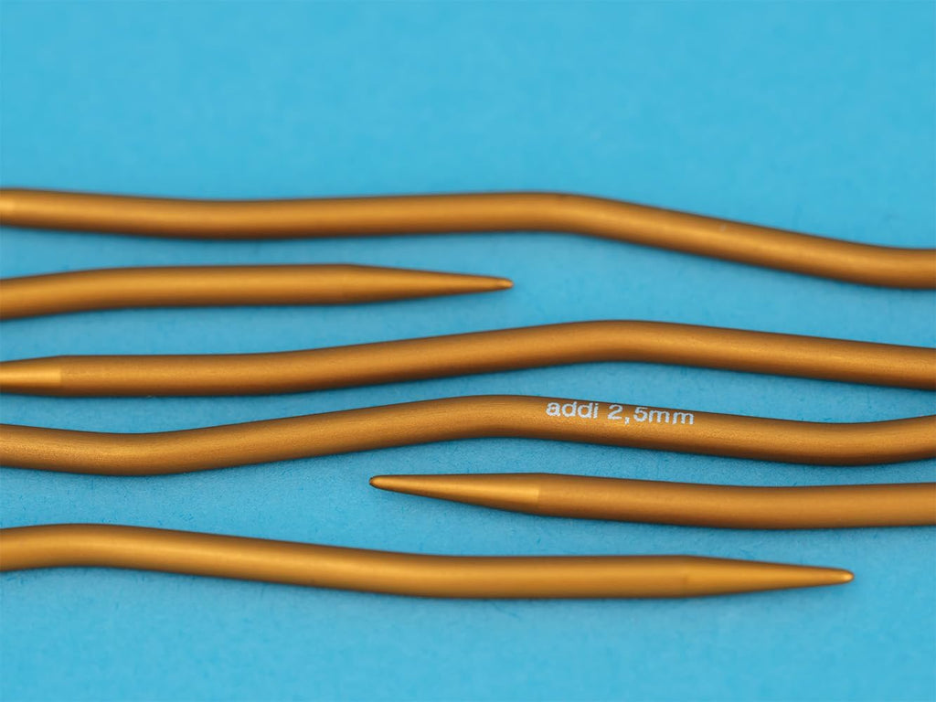 skacel by addi CraSy Snake Charity Double Point Knitting Needles, US 1
