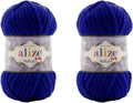 Alize Velluto 100% MicroPolyester Baby Blanket Velvet Yarn Lot of 2