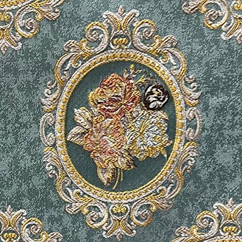 Luxurious Woven Jacquard Victorian Mirror Floral Design Heavy