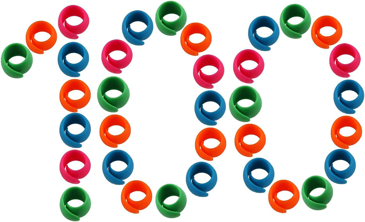 100pcs Thread Spool Savers - Prevent Thread Tails from Unwinding for