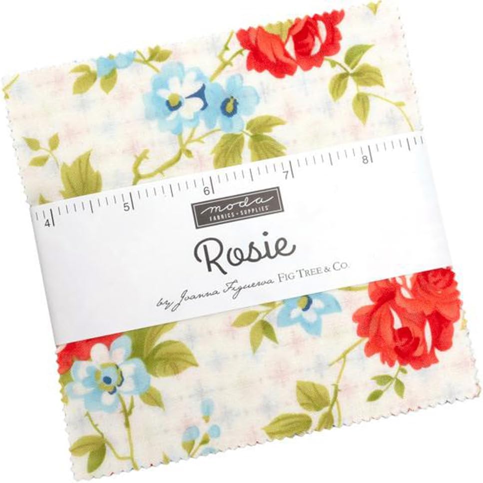 Rosie Charm Pack By Joanna Figueroa 5-inch Precut Fabric Squares