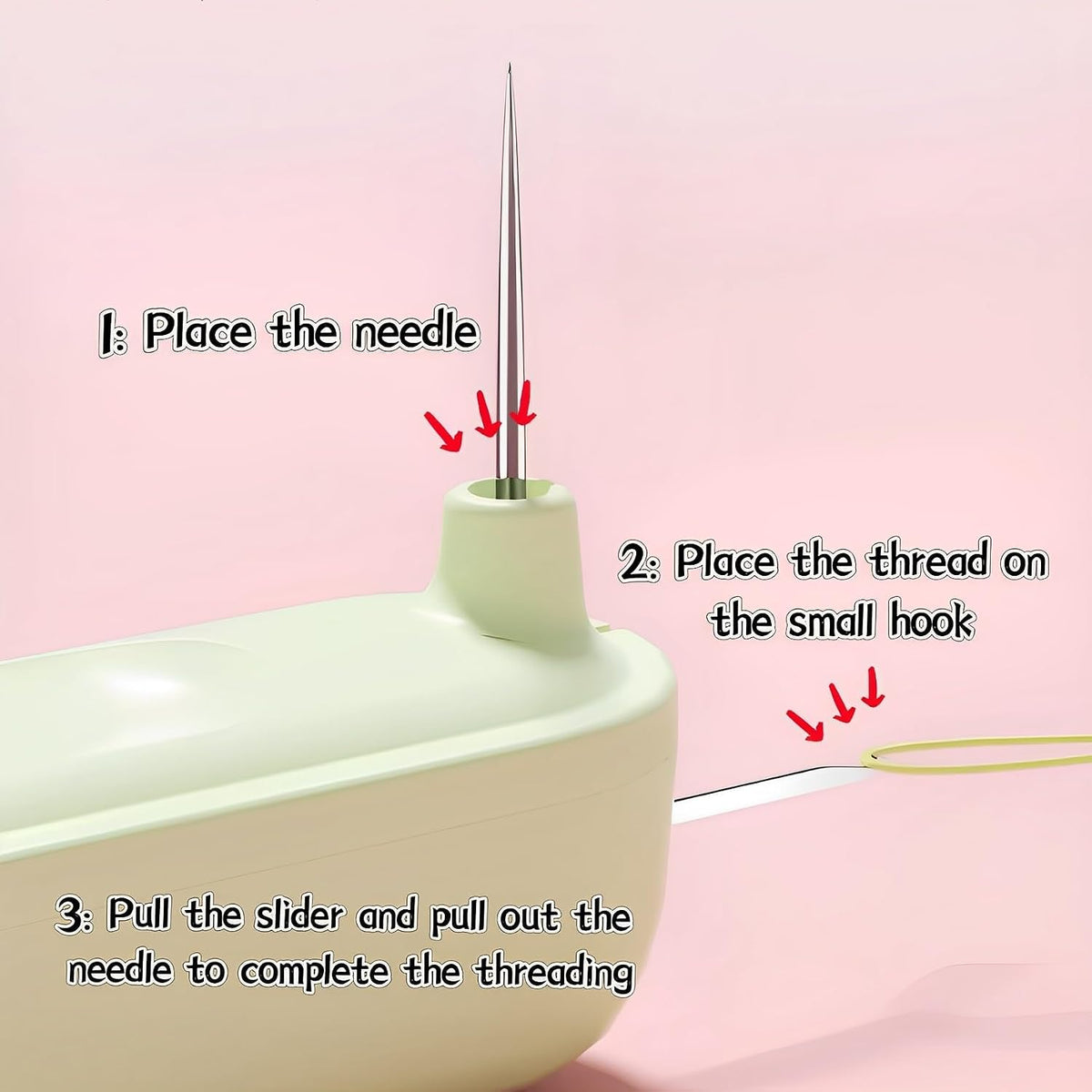 2 in 1 Needle Threaders Seam Ripper,Sewing Supplies,Multifunctional
