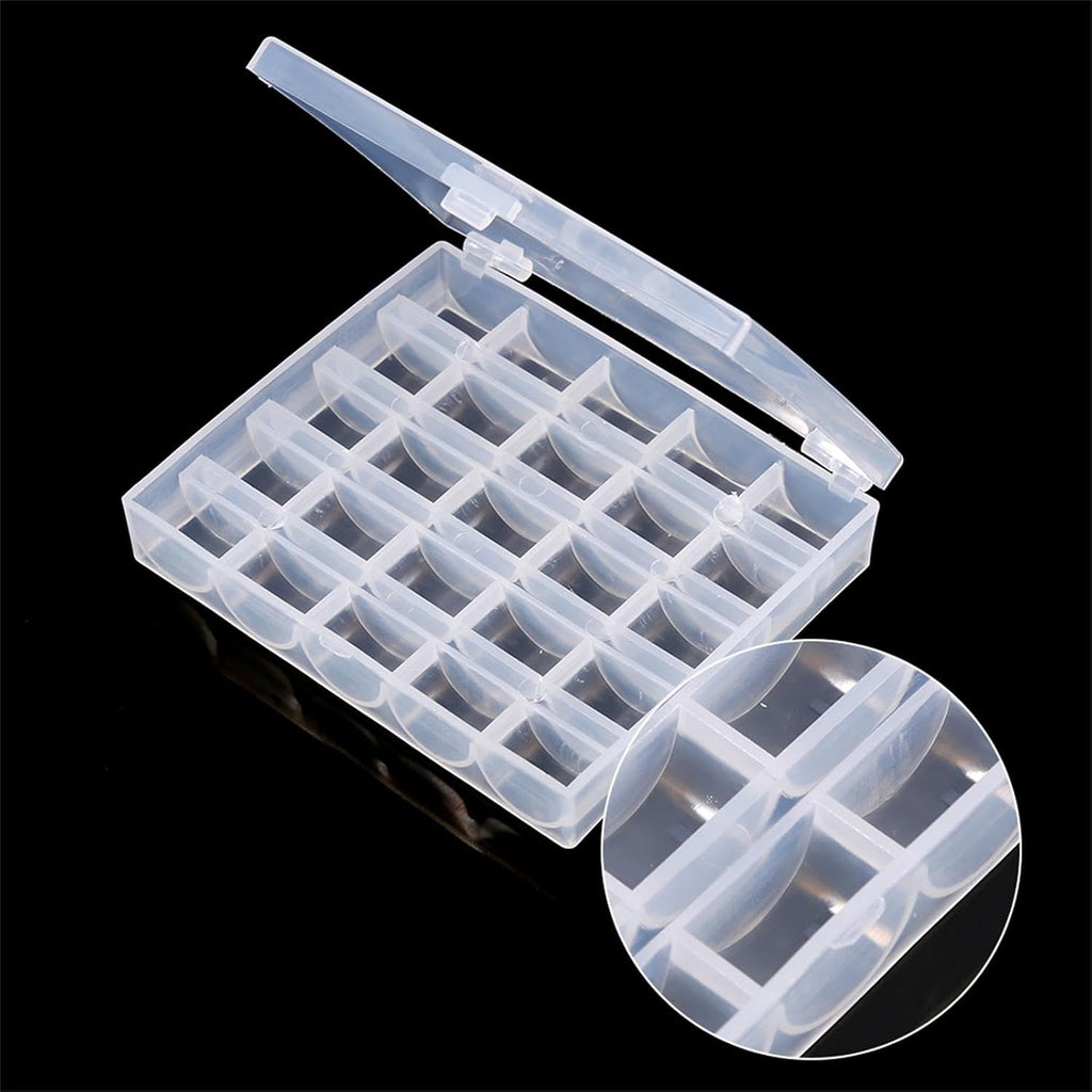 Empty Bobbins Case, Plastic Sewing Machine Bobbin Thread Organizer