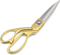 Gold 8" Tailor Scissors, Stainless Steel Craft, Fabric & Leather