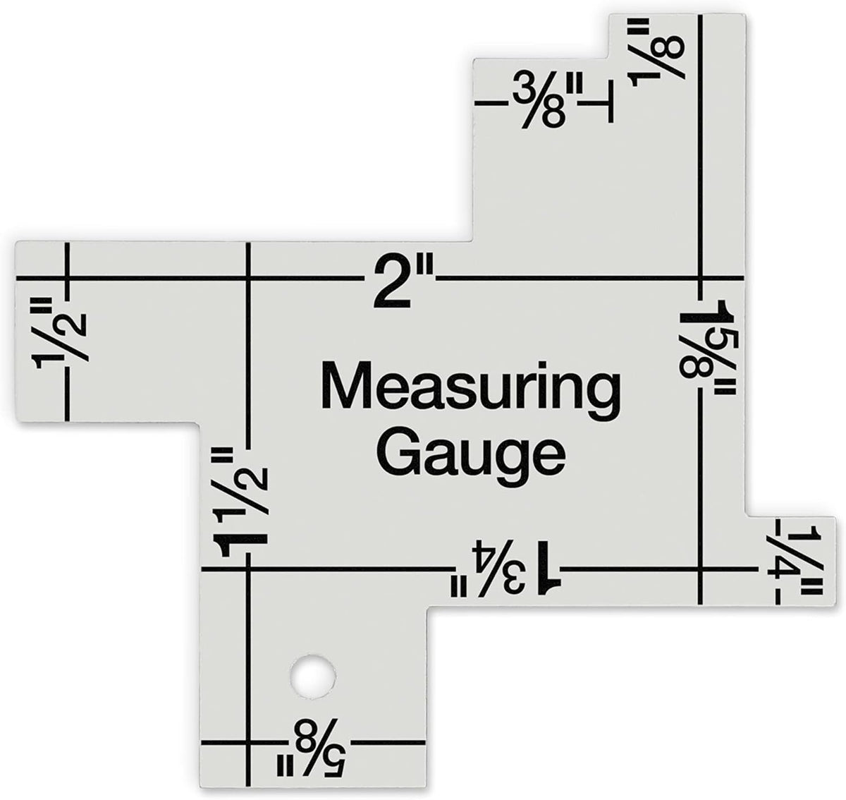 Dritz 3100 14 in 1 Measuring Gauge, Silver
