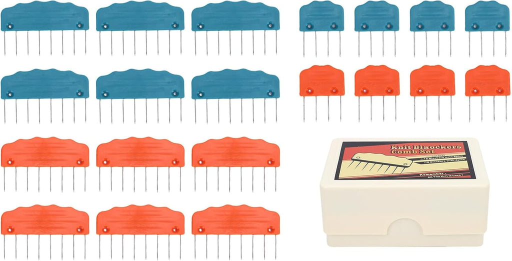 ZAICOLER Knit Blocking Pins, Stainless Steel Pin Knitting Block Comb