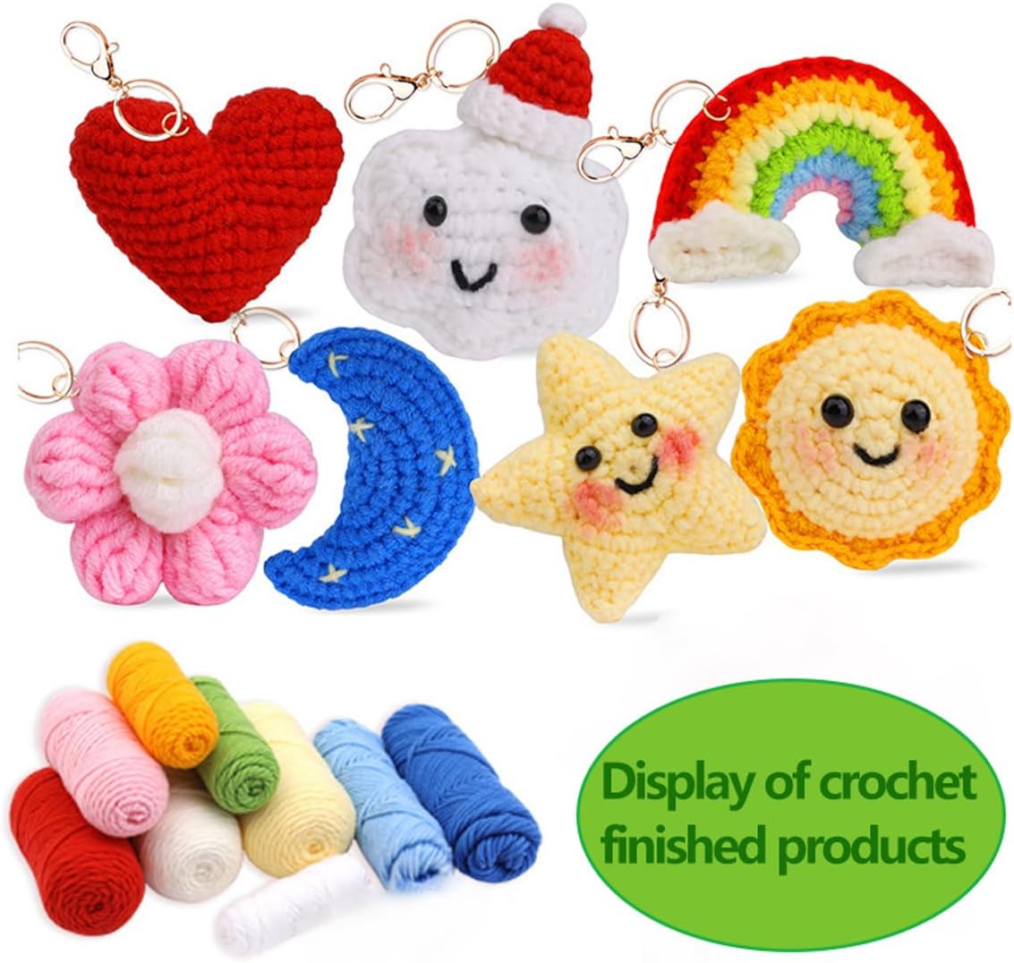 Crochet Yarn - 3-ply Wool Yarn for Crocheting and Knitting