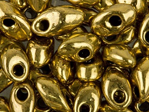 Miyuki Long Magatama Seed Beads - 4x7mm 'Metallic Dark Bronze'