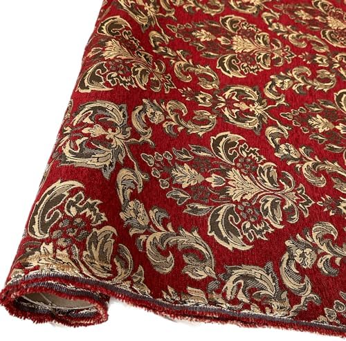 TinaKim Chenille Fabric Upholstery Heavy Duty - Jacquard Sofa Material