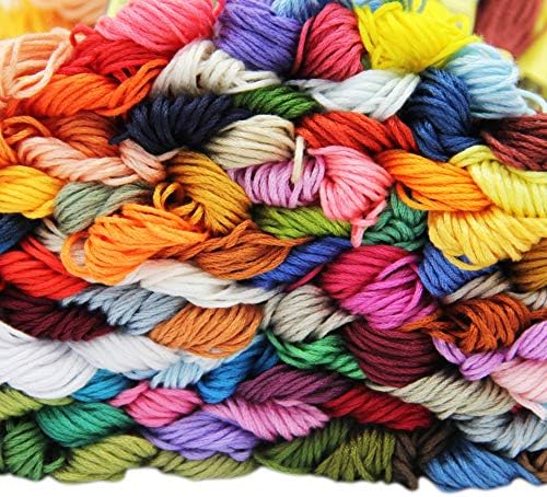 ATDAWN Rainbow Color Embroidery, Cross Stitch Threads, Bracelets