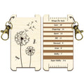 arricraft 1 Pc Dandelion Dragonfly Spinning Control Card, Plant Yarn