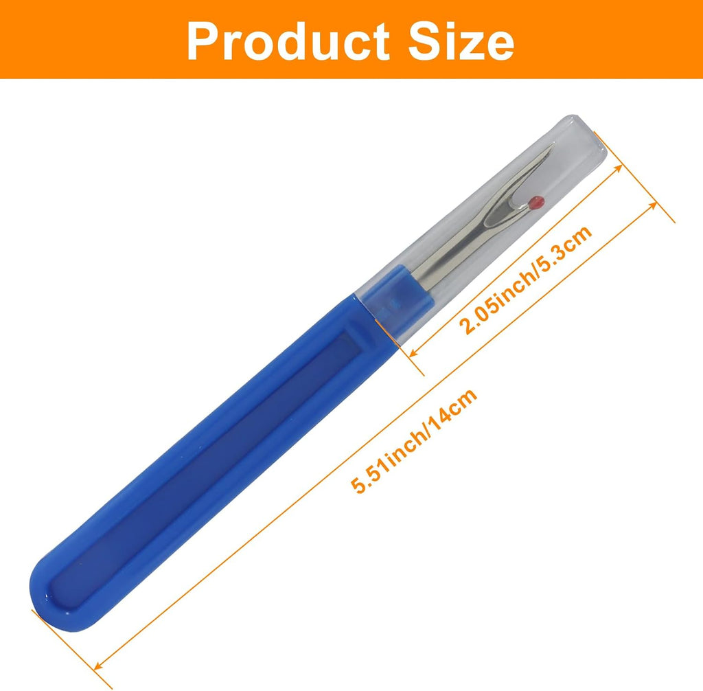 Hordion 6 PCS Seam Ripper Stitch Remover Tool, Blue Seam Ripper