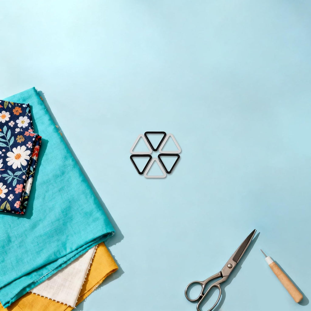 Triangle Metal Stitch Markers 30pcs for Knitters and Crochet