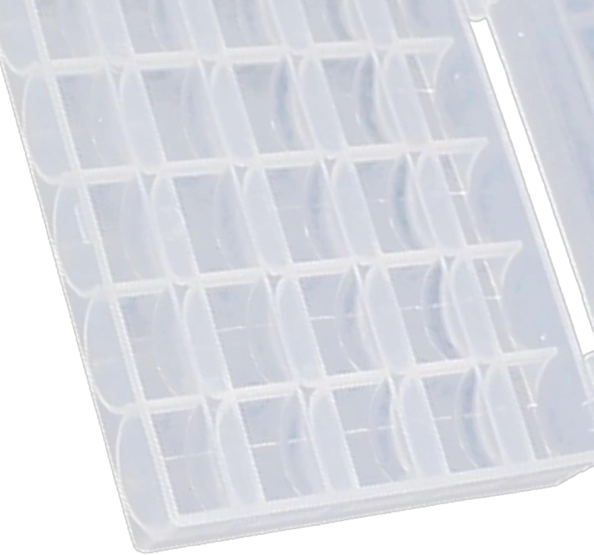 Bobbin Box 25 Slots Transparent Empty Organizer Sewing Craft Storage