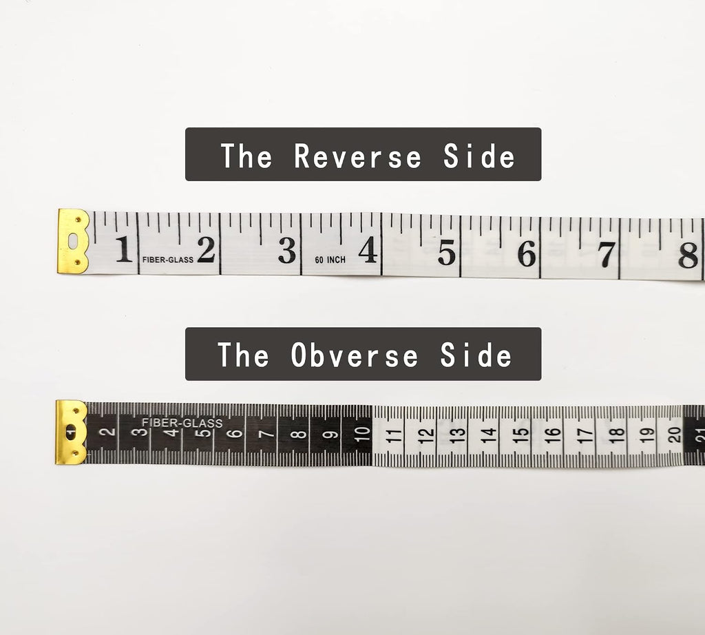 3 Pack Soft Measuring Tape for Body,Double Scale Fabric Craft Tape