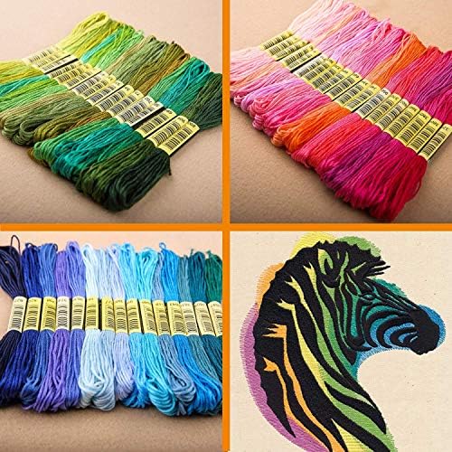 LOVIMAG Embroidery Thread 140pcs Friendship Bracelet String Floss Kit