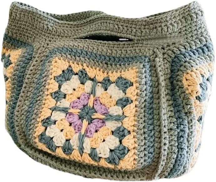 TPRPYN Granny Square Bag Crochet Kit with Yarn Knitting Patchwork
