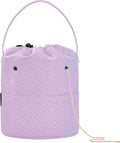 YETTASBIN Purple Solid Color Yarn Storage Bag, Large Crochet Knitting