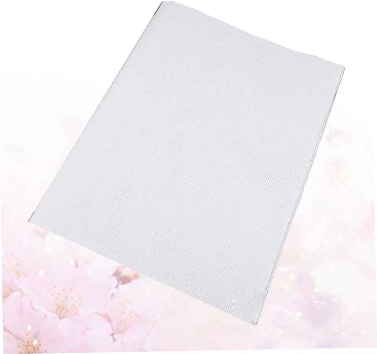 DIY Cross-Stitch Cloth for Women, Handmade Embroidery Fabric White