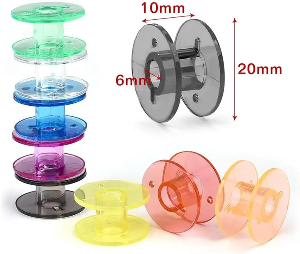 Bobbin 40/120/200pcs Plastic Bobbins Empty Spool Bobbins for Household