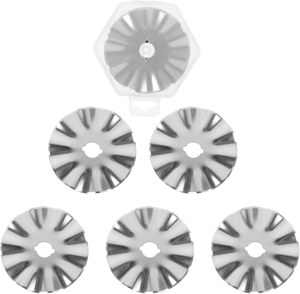 Rotary Cutter Blades 5pcs Stainless Steel 45mm