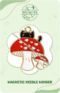 WUSUTE Cat Needle Minder for Cross Stitch, Cute Cartoon Needle Minder