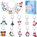 SUNNYCLUE 1 Box 20pcs Christmas Stitch Markers Knitting Crochet