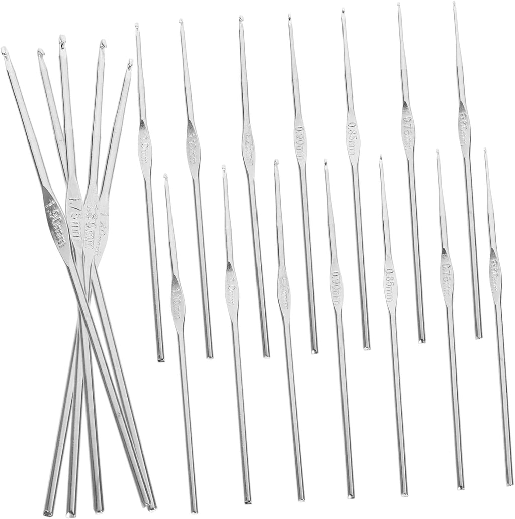 Winter Crochet Hooks Set, Stainless Steel Lace Needles, 3 Sets
