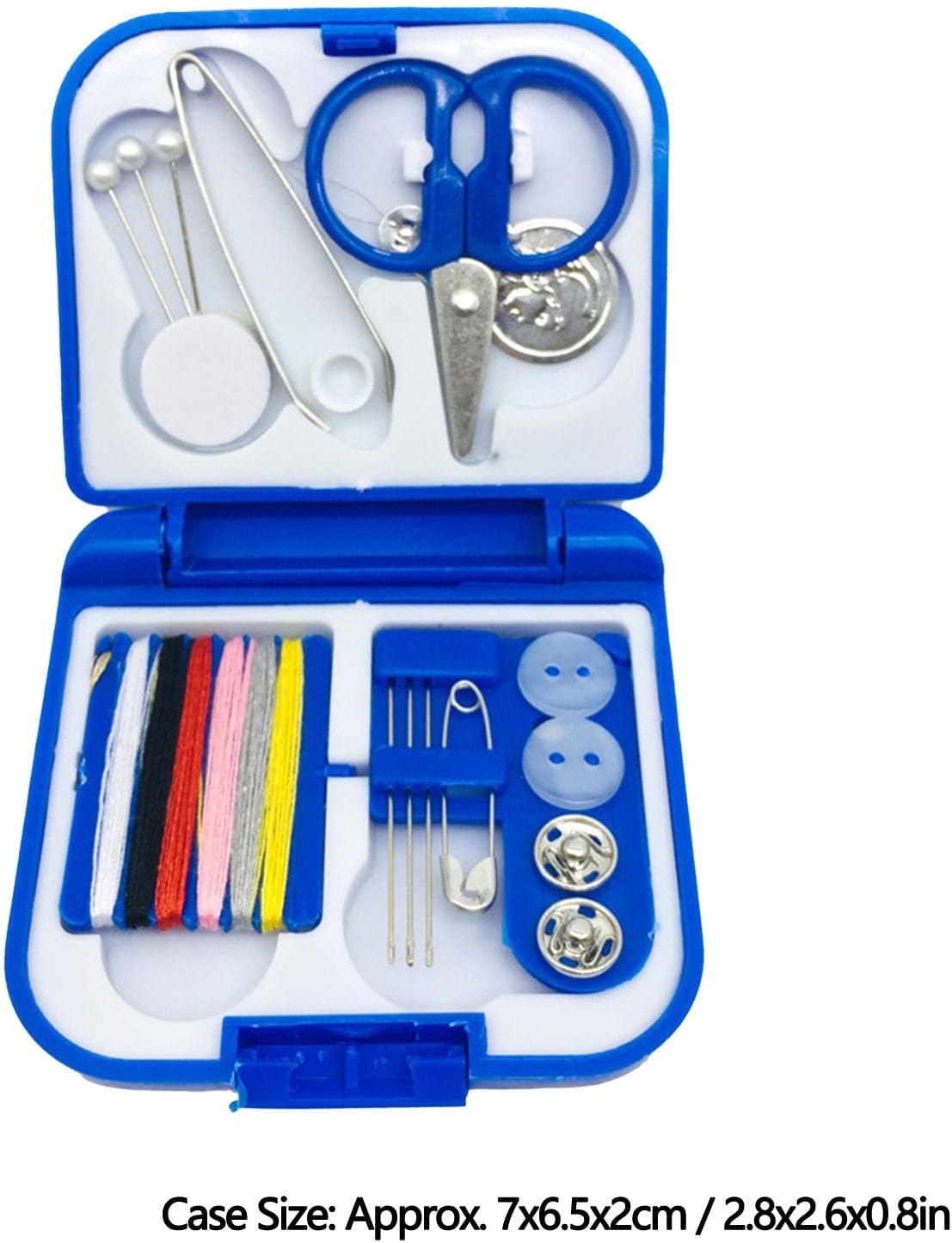 ZJchao Sewing Kit with Case Portable Needle and Thread Kit Sewing