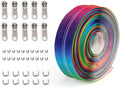 (Rainbow) No. 5 Nylon Colorful Code Package Yards Suitable for Home