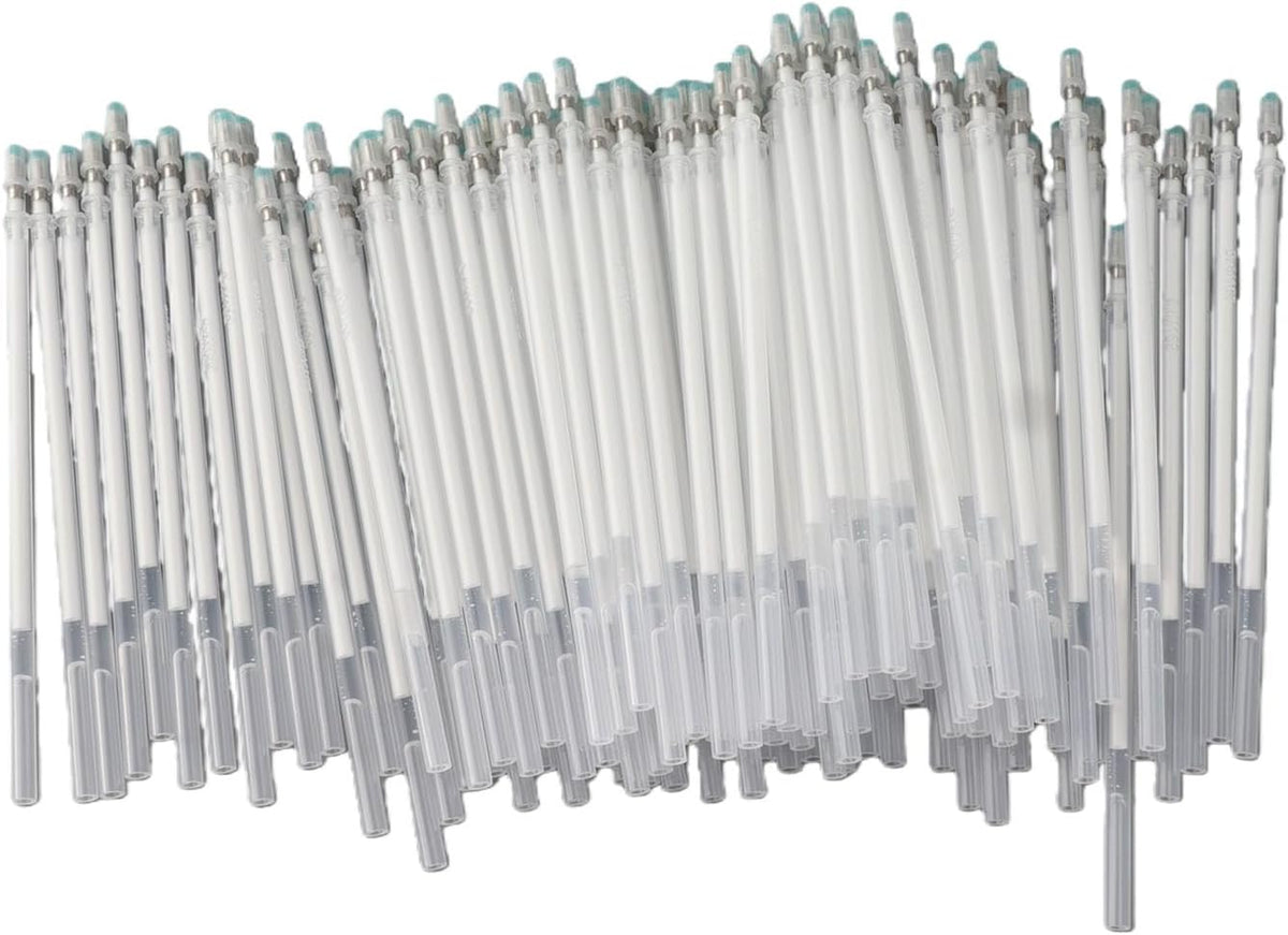 100Pcs Fabric Marking Refills, White, High Temperature Disappearing