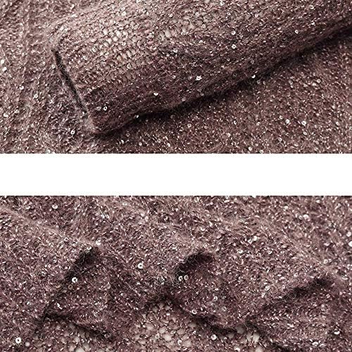 CLISIL White Colorful Sequin Yarn, Sparkle Yarn, 100g