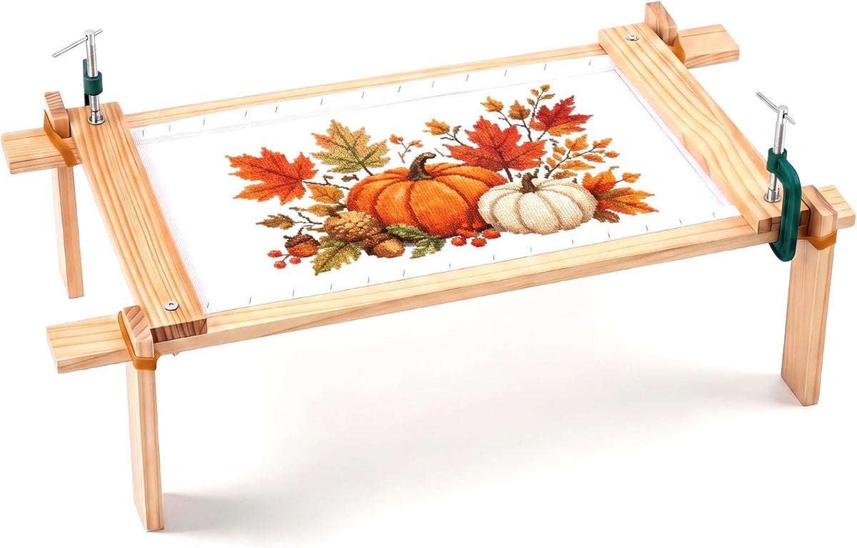 Lanties Adjustable Embroidery Frame Stand, 28 x 14 in, Hands Free