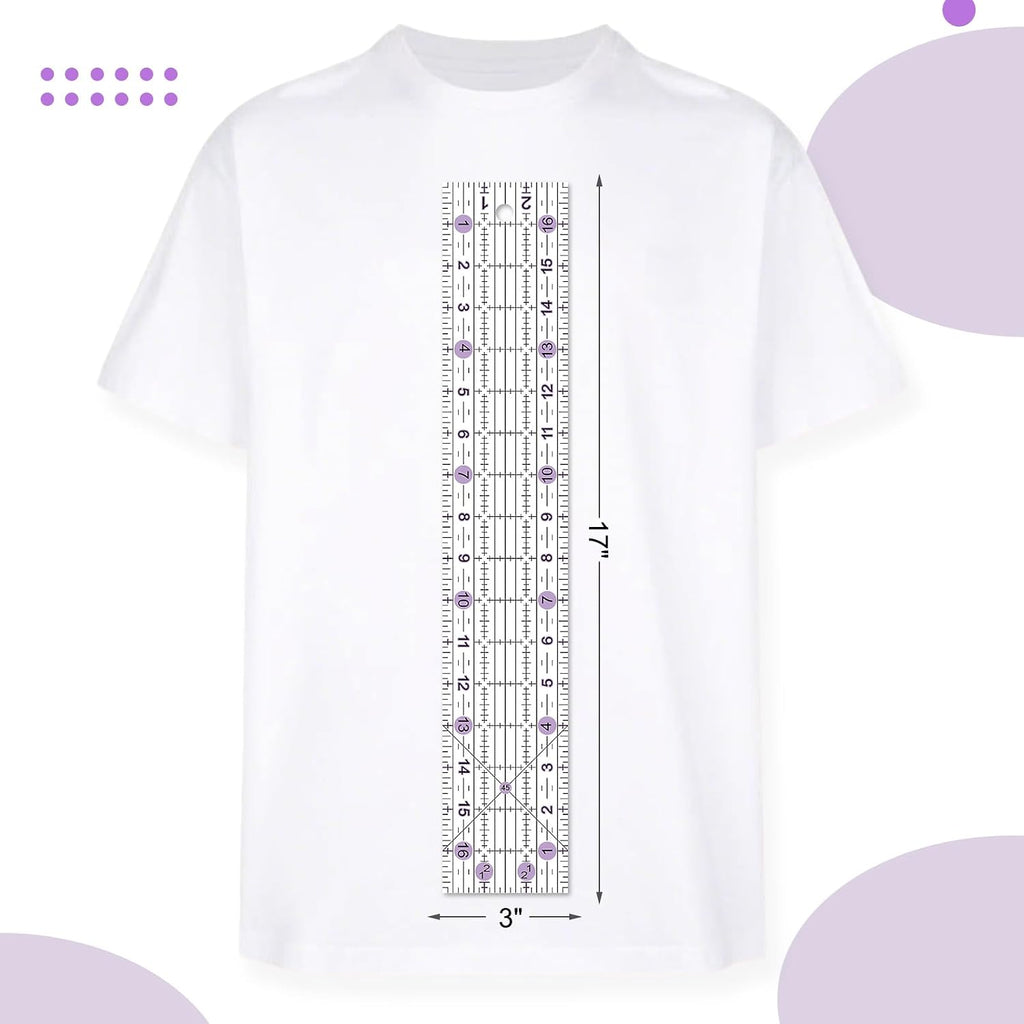 Quilting Ruler, 8 Piece Acrylic Quilting Templates, Sewing Ruler
