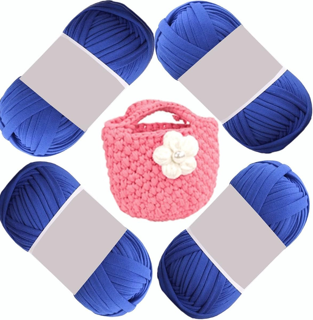 JACOJE 1/2/4 Pack T-Shirt Yarn, Each Package 100g Elastic Fabric Cloth