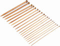 Luocute Knitting Needles Set 18 Sizes Single Pointed