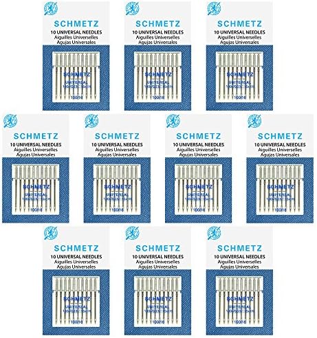 100 Schmetz Universal Sewing Machine Needles - Size 100/16 - Box of 10