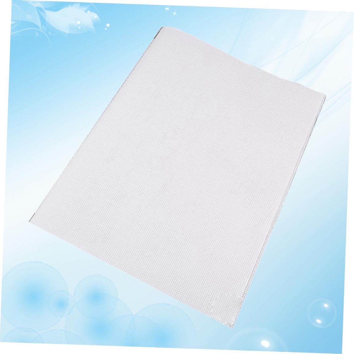 DIY Cross-Stitch Cloth for Women, Handmade Embroidery Fabric White