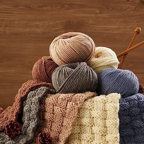 100% Merino Wool Yarn 3-Ply Luxurious and Soft Yarn for Hand Knitting