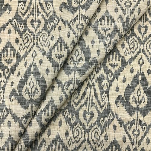 Ashmore in Pebble | Outdoor Waterproof Upholstery Fabric | Ikat