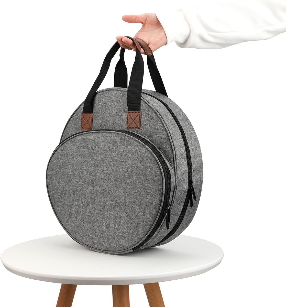 Embroidery Bag for Cross Stitch Project, Portable Carrying Case Travel