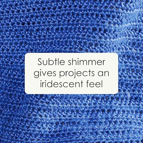 Caron Simply Me Luster Yarn for Crocheting Soft, Ruby, 2-Pack