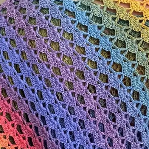 100% Organic Cotton, Multicolor Yarn, 492 Yds/4.40 oz., Needles US
